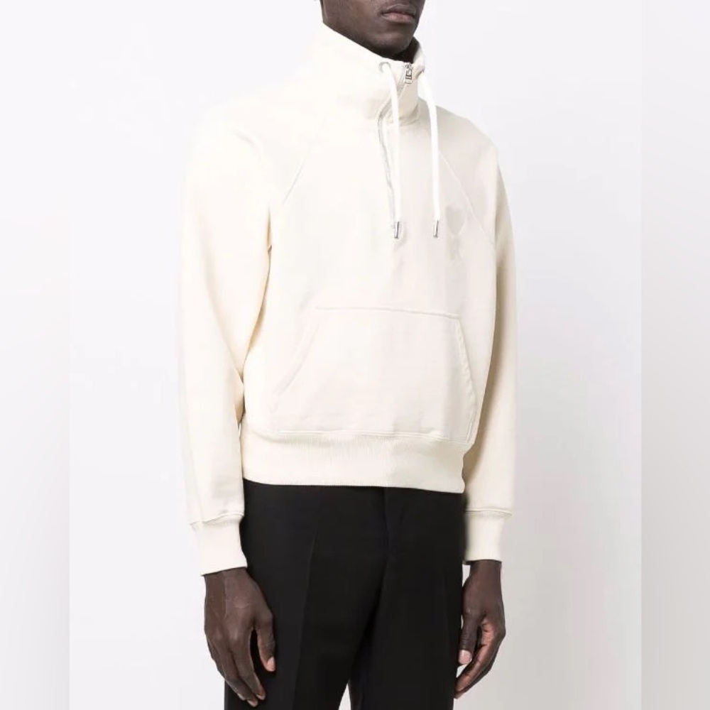 Ami de Coeur half-zip sweatshirt